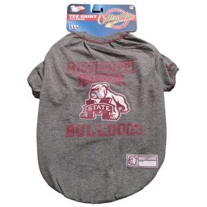 Pets First Dog Medium NCAA Mississippi State University Bulldogs Tee Shirt
